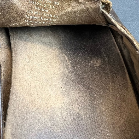 OluKai Dark Brown Leather Slip-Ons Mens Size 11 - Picture 4 of 10